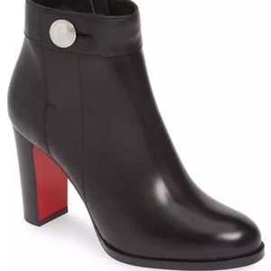 Christian Louboutin 'Janis' 85 Black Boot SZ. 39